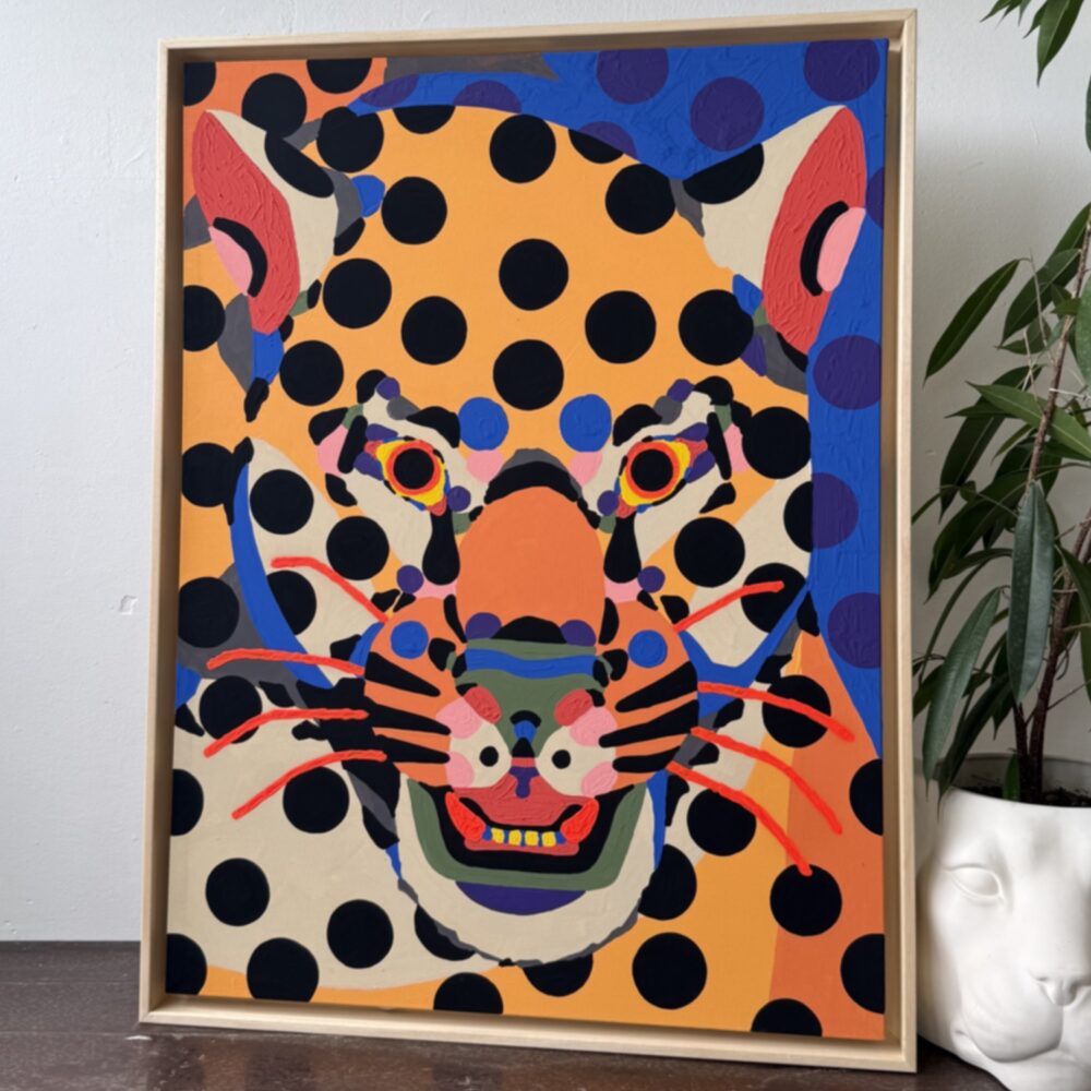 “Dust Leopard” Original Canvas