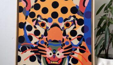 “Dust Leopard” Original Canvas