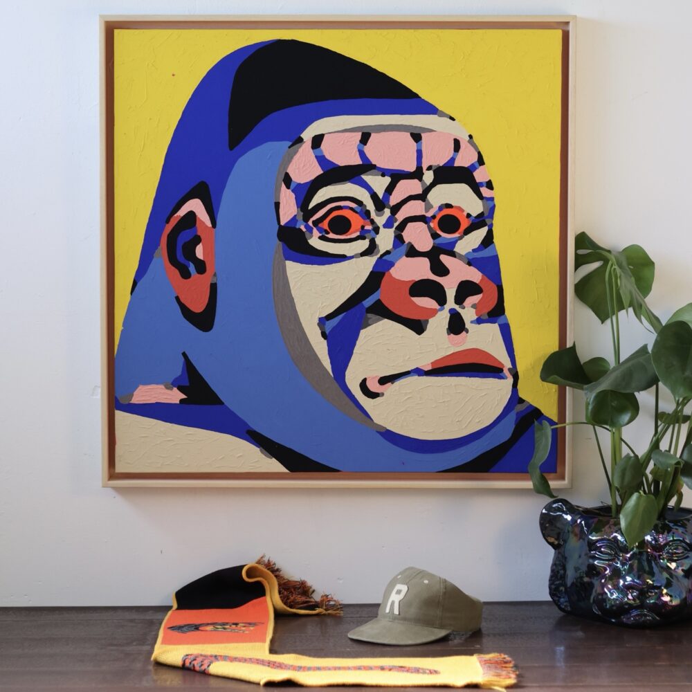 "Evelyn the Gorilla" Original Canvas