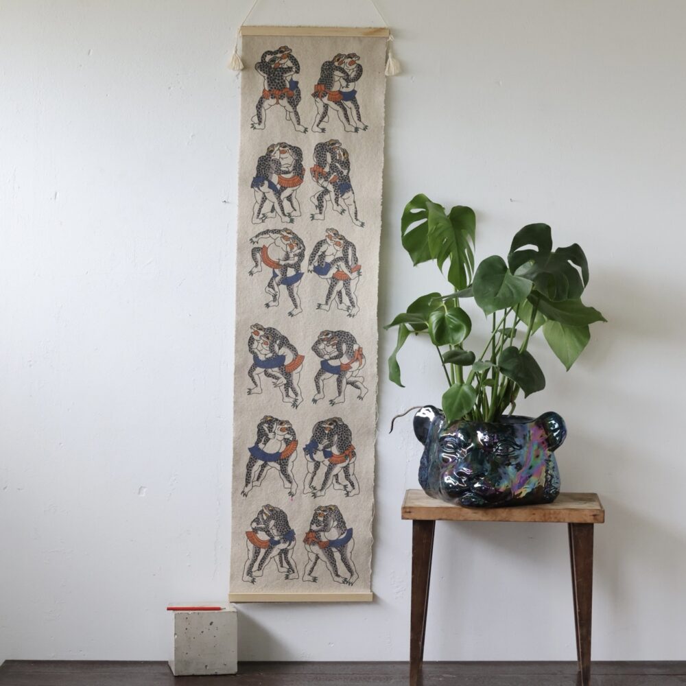 "Fight Club Kaeru" Canvas