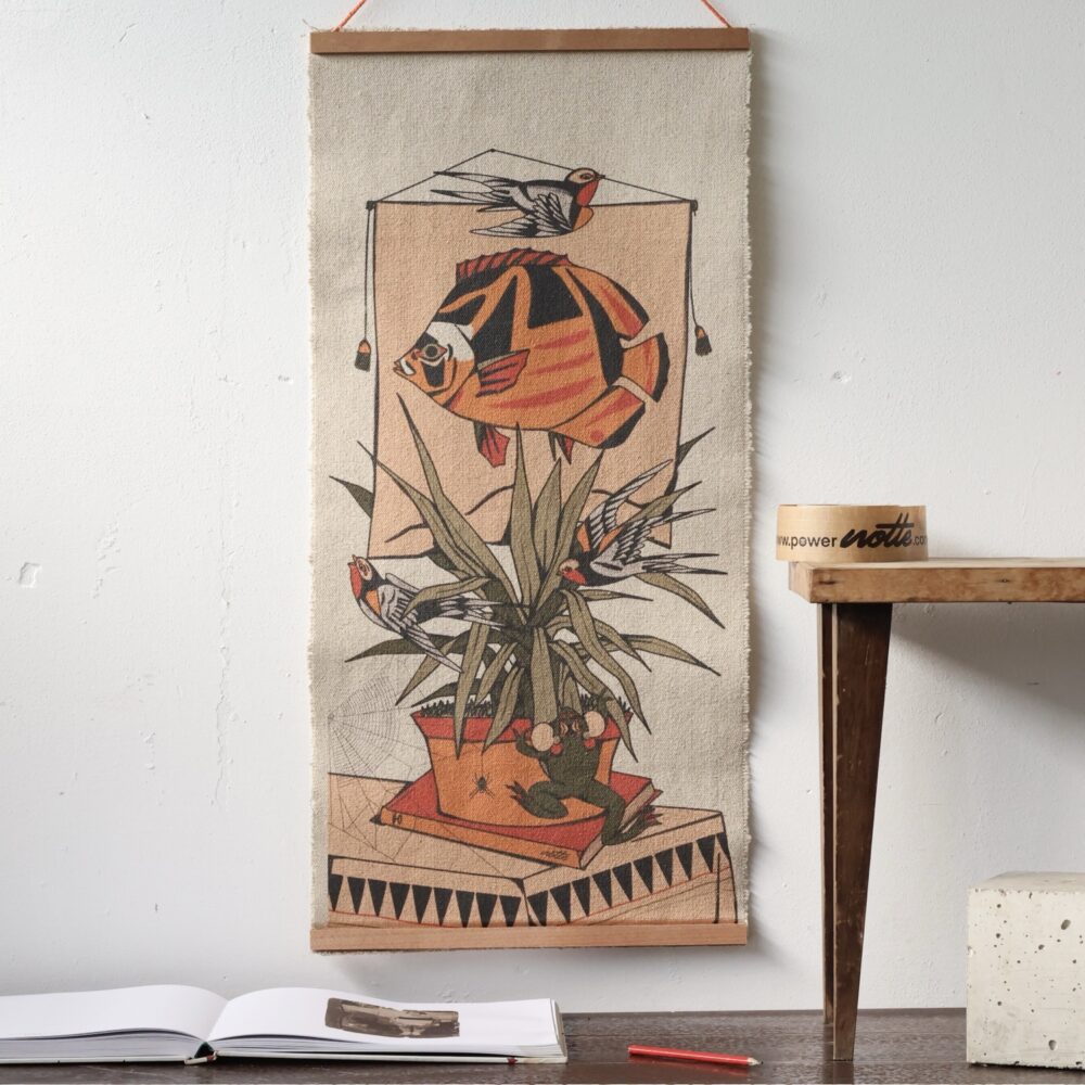 "Tropical Office" Canvas