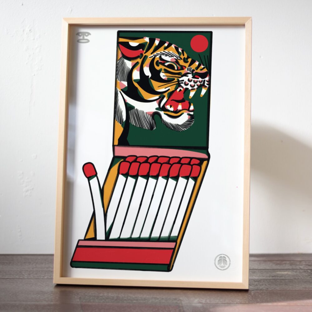 "Tiger Matches" Poster