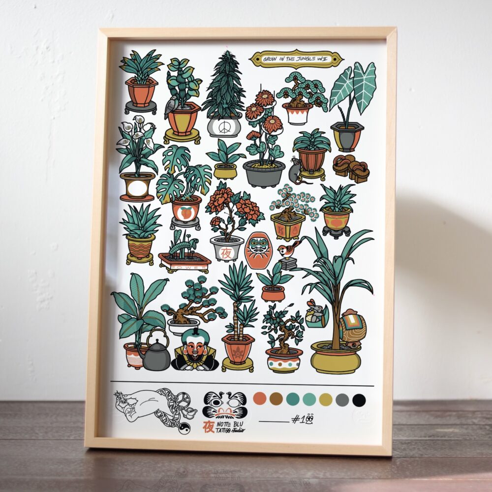 “Grow in the Jungle" Poster