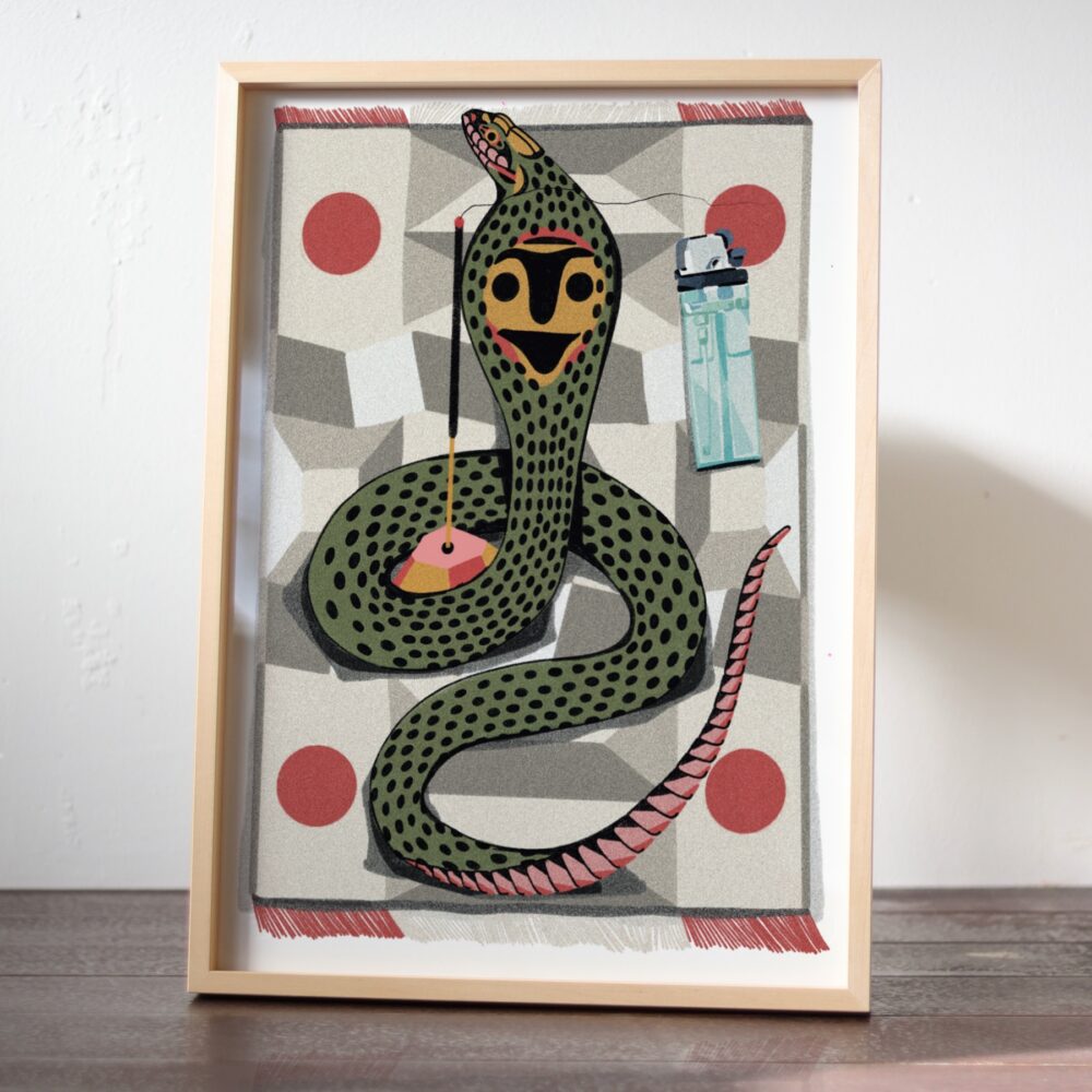 "Cobra Burning Sala" Poster