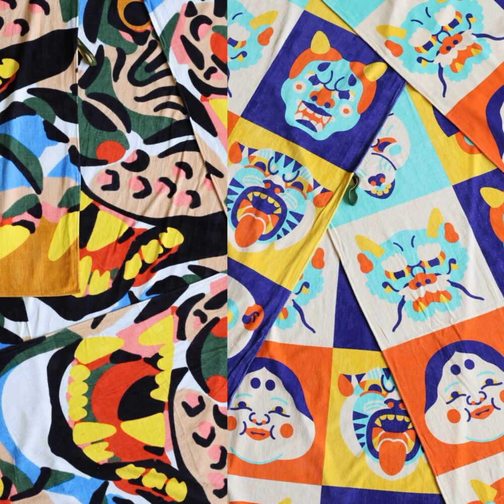 “Powermask + Blue tiger” Towels