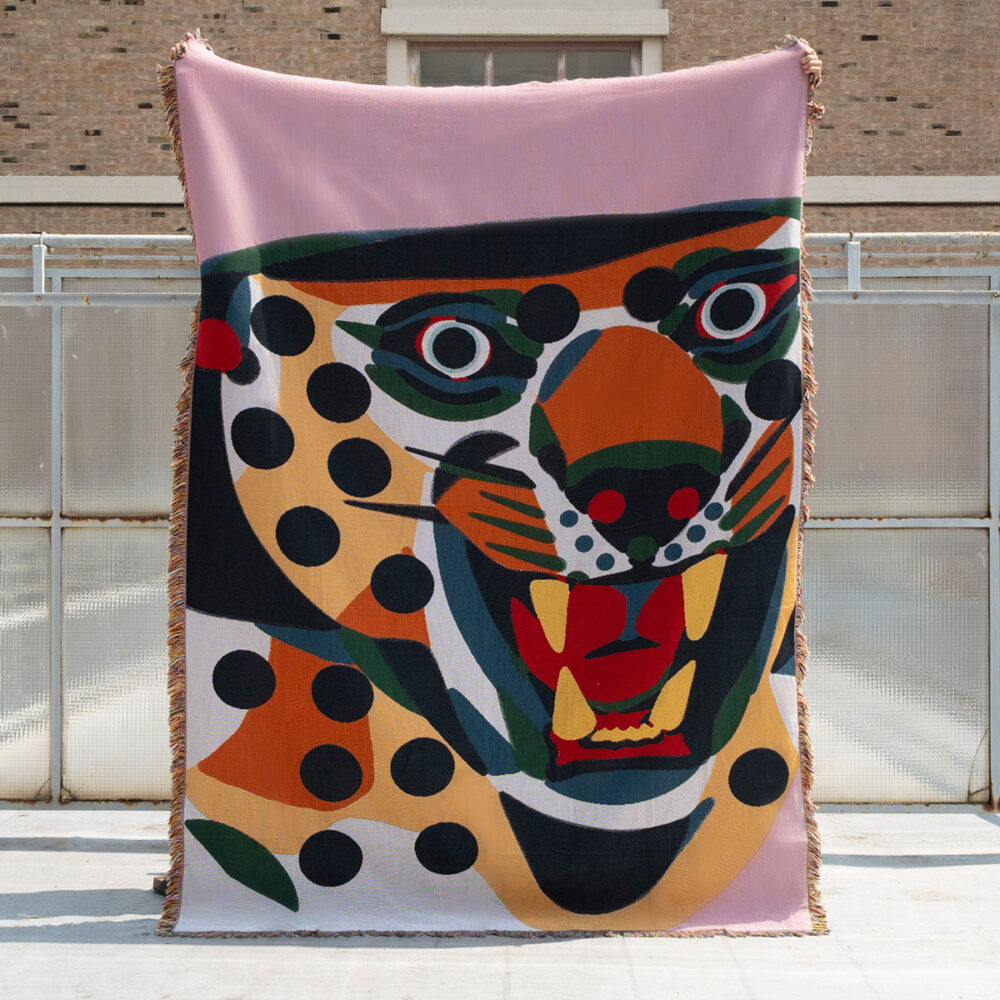 “Dust Leopard” Blanket