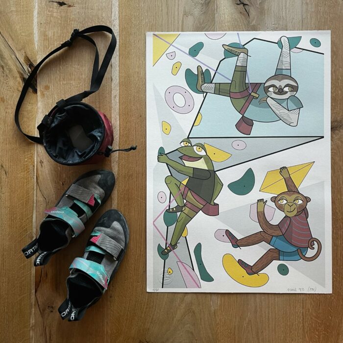 "Let’s go climbing" FINE ART PRINT 20#20