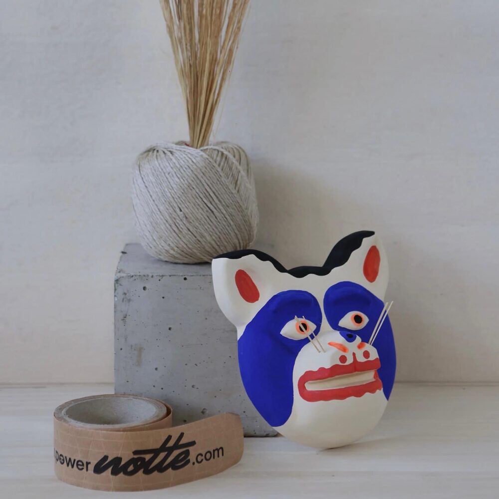 "Kitsune Mask" Ceramic Mask